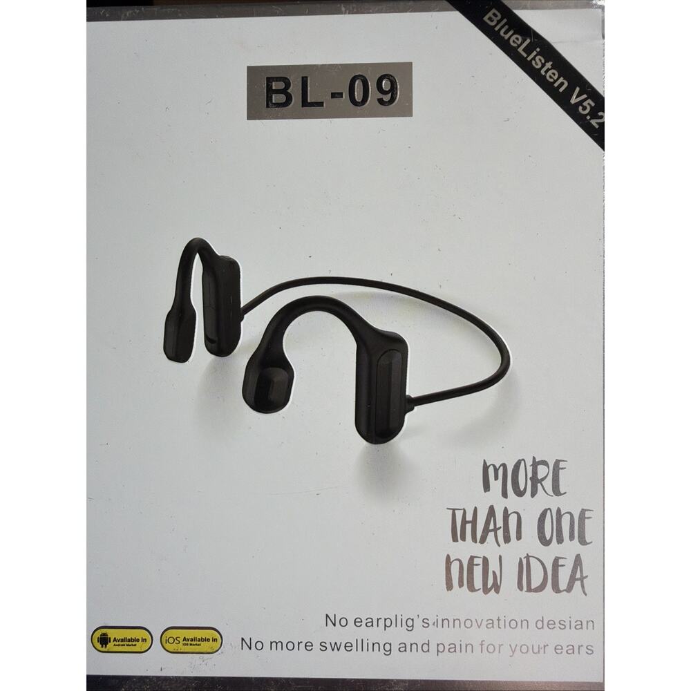 BL-09 Bluelisten V5.2 Wireless Bone Conduction Headphones